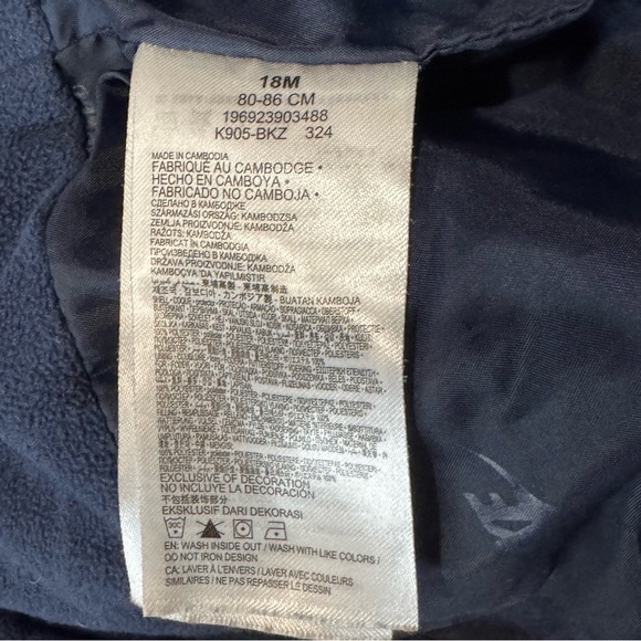 Nike Kids Light Blue Hooded Puffer Jacket - Picture 7 of 12